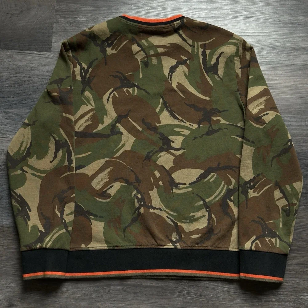 Ralph Lauren Country Camo Polo Bear Sweatshirt Mens L Sportsman National Park